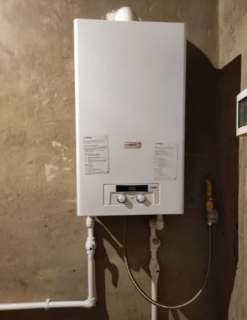 Установка котла